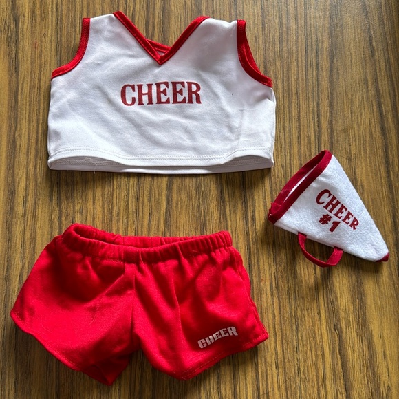 Built a Bear workshop sized Cheer outfit and Megaphone - Halloween Costume - Picture 1 of 8